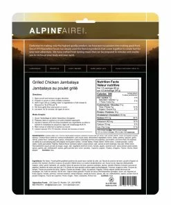 AlpineAire Grilled Chicken Jambalaya Backpacking Meals