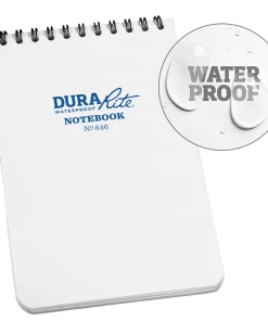 Waterproof Notebooks Rite In The Rain Waterproof (DURARITE) Top Spiral Notebook, 4 In. X 6 In.