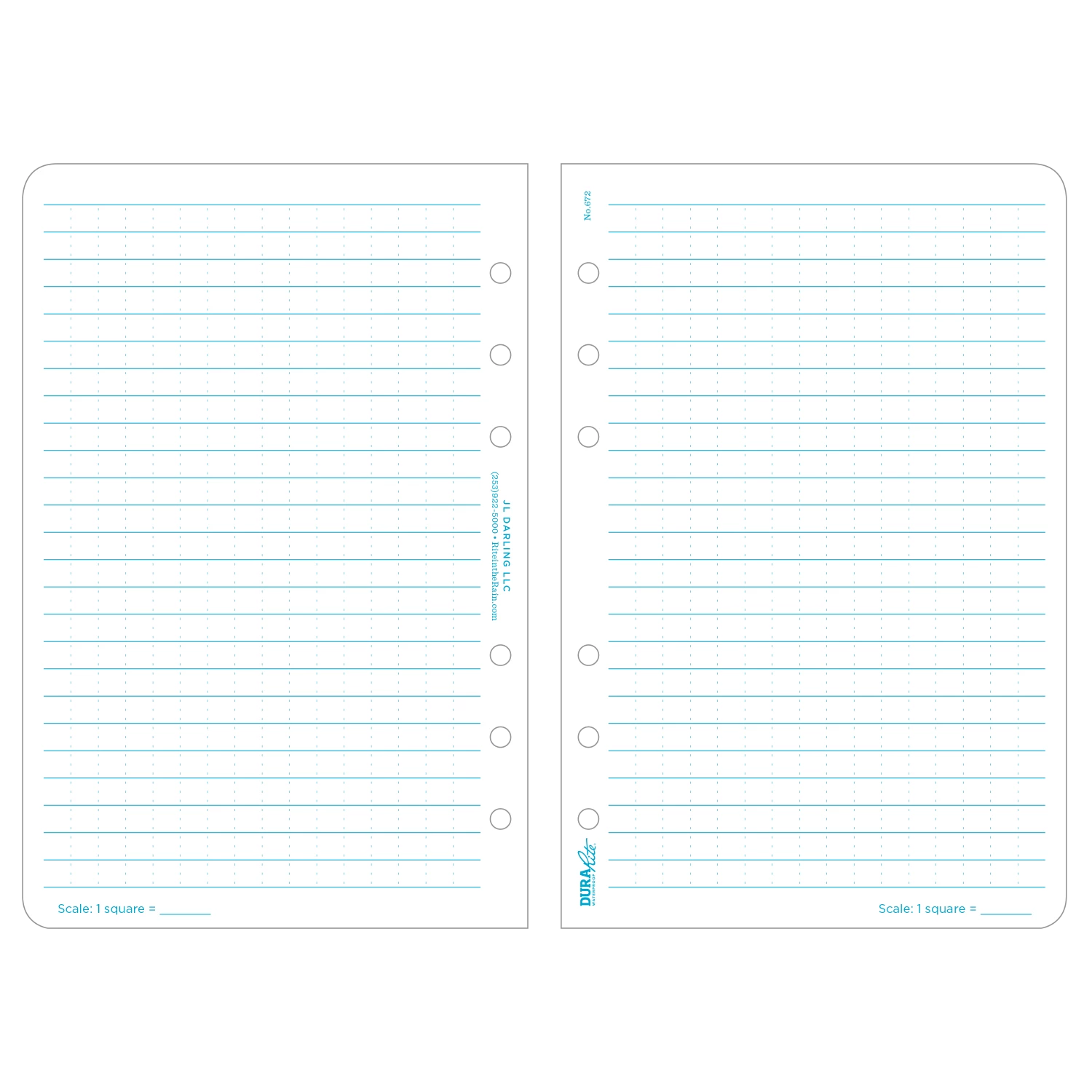 Rite In The Rain Waterproof (DURARITE) Loose Leaf Paper 2 Rite In The Rain Waterproof (DURARITE) Loose Leaf Paper