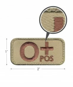 Rothco O Positive Blood Type Morale Patch