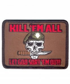 Rothco Kill Em All Let God Sort Em Out Morale Patch