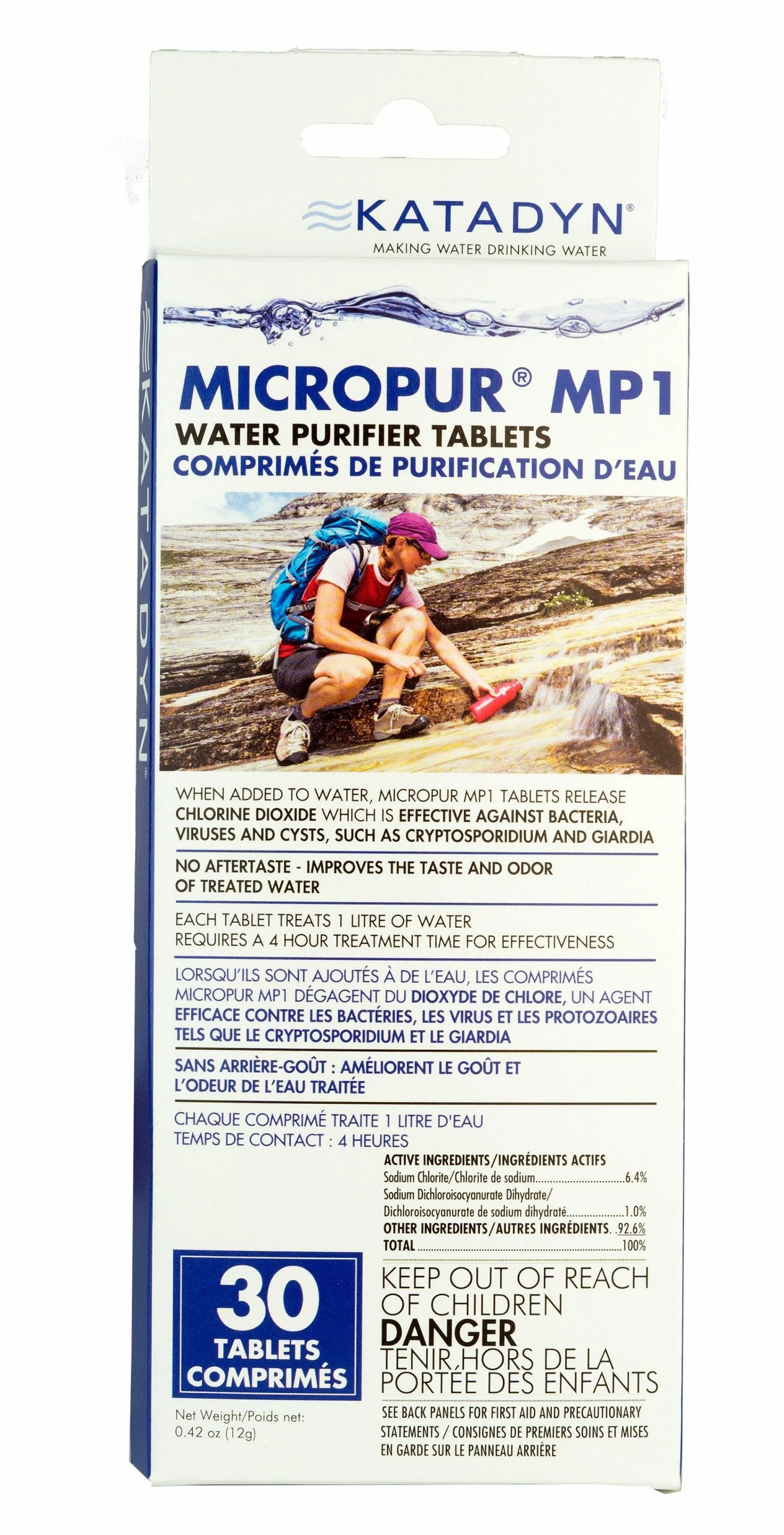 Katadyn Micropur MP1 Water Purifier Tablets (Package Of 30) 1 Katadyn Micropur MP1 Water Purifier Tablets (Package Of 30)