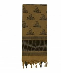 Rothco Gadsden Snake Shemagh Tactical Desert Scarf - One Size