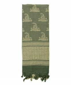 Rothco Gadsden Snake Shemagh Tactical Desert Scarf - One Size