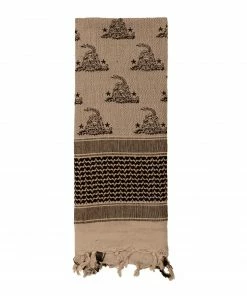 Rothco Gadsden Snake Shemagh Tactical Desert Scarf - One Size