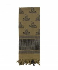 Rothco Gadsden Snake Shemagh Tactical Desert Scarf - One Size