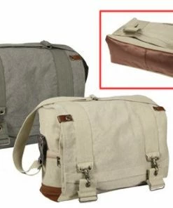 Rothco Vintage Canvas B-15 Pilot Messenger Bag 7 Rothco Vintage Canvas B-15 Pilot Messenger Bag
