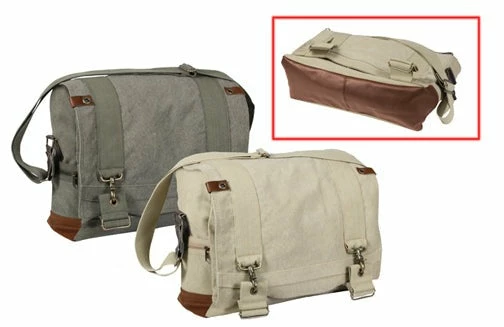 Rothco Vintage Canvas B-15 Pilot Messenger Bag 4 Rothco Vintage Canvas B-15 Pilot Messenger Bag