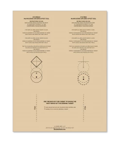 Camping & Hunting Rite In The Rain Weatherproof 25 Meter Target- 100 Pack