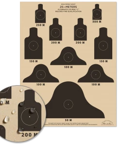 Camping & Hunting Rite In The Rain Weatherproof 25m Alt C Qualification Targets - 100 Pack