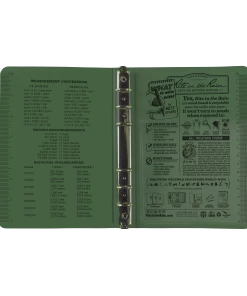 Waterproof Notebooks Rite In The Rain Weatherproof 1/2 Inch Ring Binder, 5.625 In X 7.875 In 16 Waterproof Notebooks Rite In The Rain Weatherproof 1/2 Inch Ring Binder, 5.625 In X 7.875 In