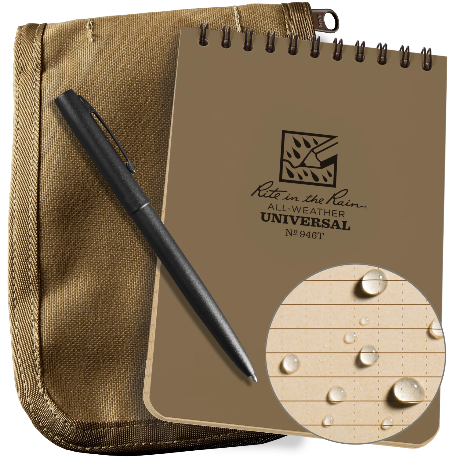 Rite In The Rain Weatherproof 4 In. X 6 In. Top Spiral Notebook Kit Books, Binders & Notepads 3 Rite In The Rain Weatherproof 4 In. X 6 In. Top Spiral Notebook Kit Books, Binders & Notepads