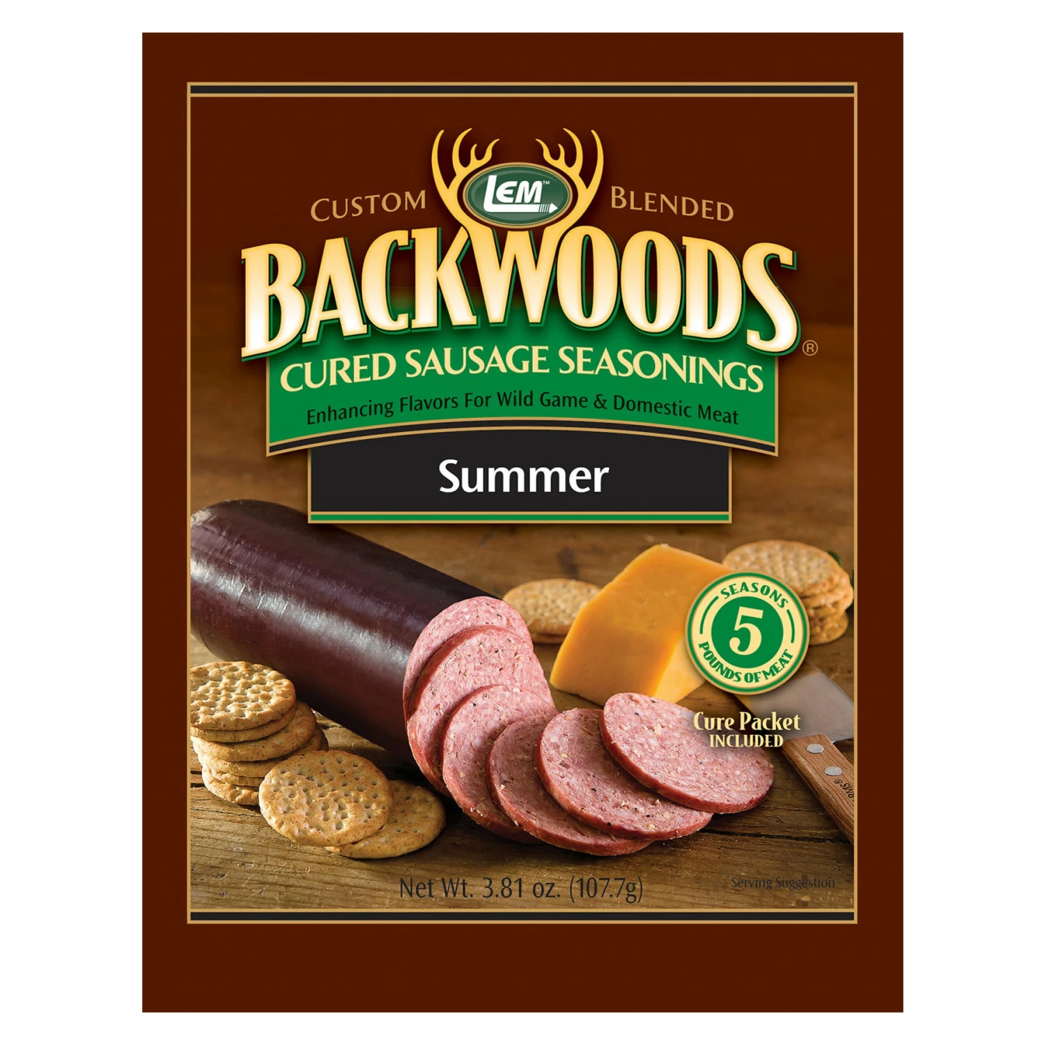 Food & Food Storage LEM Backwoods Summer Sausage Cured Sausage Seasoning 1 Food & Food Storage LEM Backwoods Summer Sausage Cured Sausage Seasoning