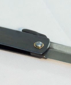 Gyokucho High Carbon Steel HIGO Knife (120mm) Black Handle