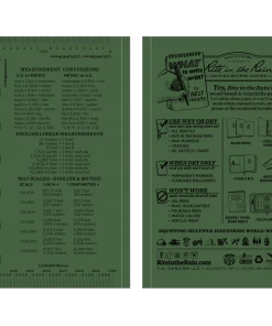 Rite In The Rain Weatherproof Soft Cover Pocket Notebook, 3.5 In. X 6 In. Waterproof Notebooks