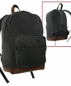 Rothco Vintage Canvas Teardrop Backpack With Leather Accents