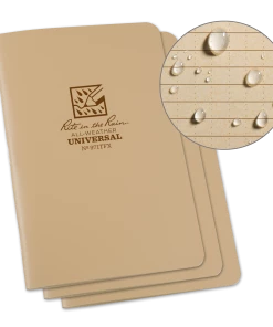 Rite In The Rain Weatherproof Stapled Notebook, 4.625 In. X 7 In. - 3 Pack