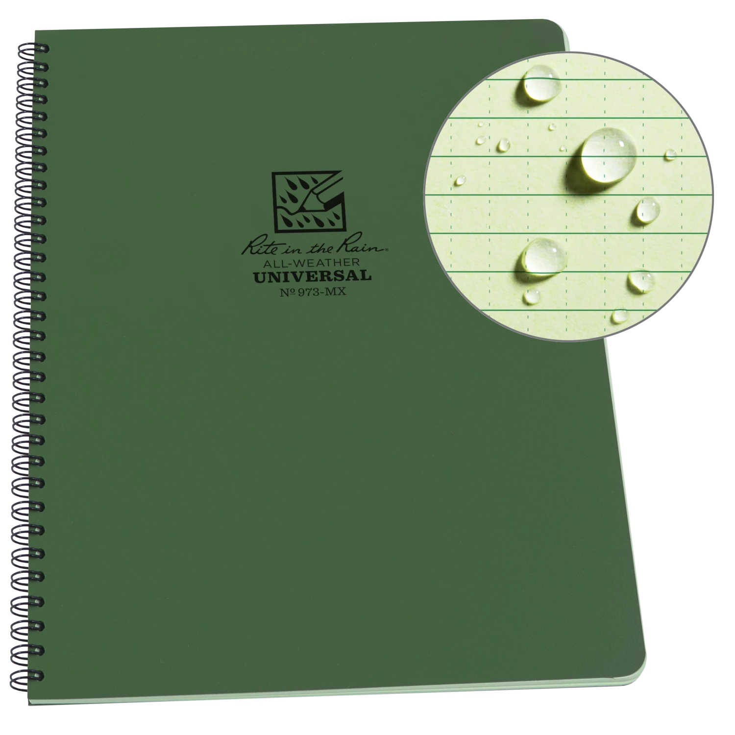 Books, Binders & Notepads Rite In The Rain Weatherproof Side Spiral Notebook, 8.5 In. X 11 In. 1 Books, Binders & Notepads Rite In The Rain Weatherproof Side Spiral Notebook, 8.5 In. X 11 In.