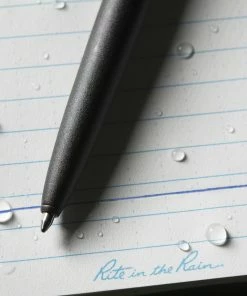 Rite In The Rain Weatherproof Metal Clicker Pen - Blue Ink
