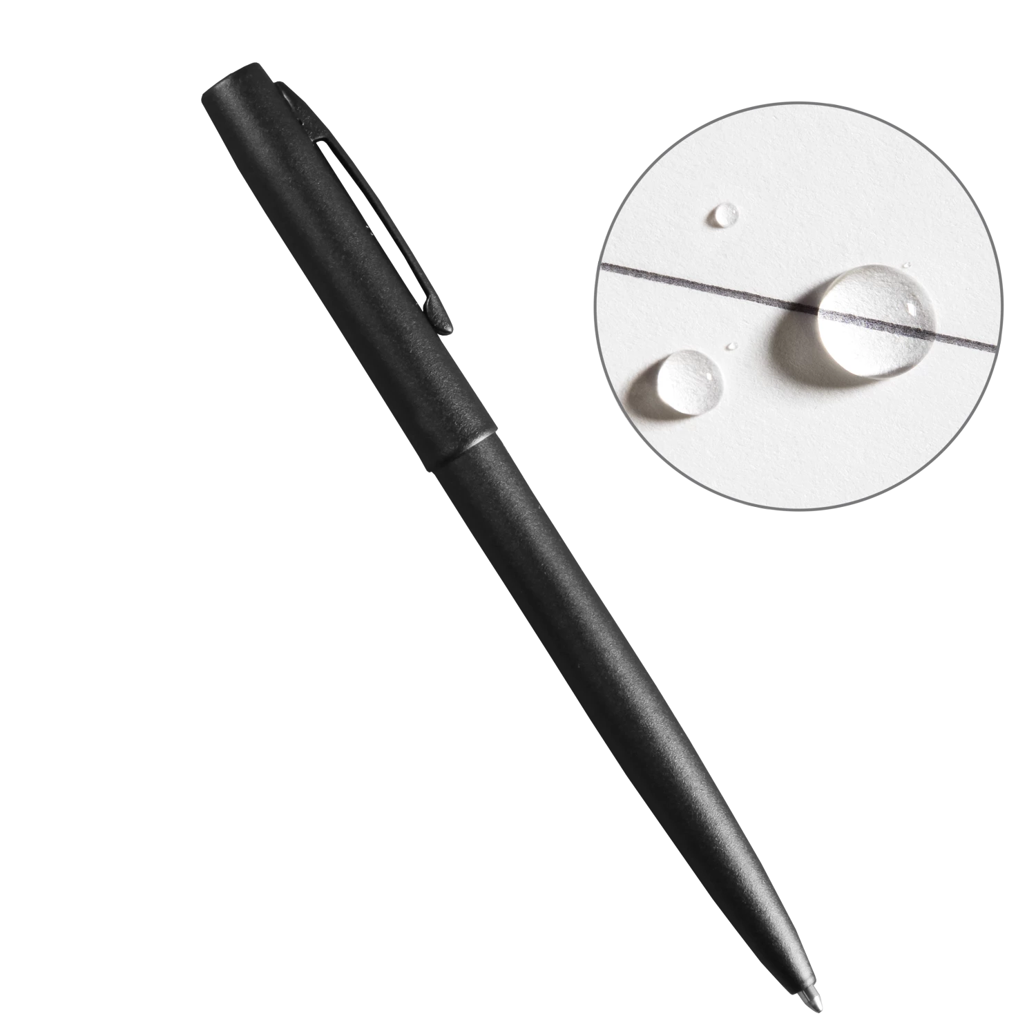 Rite In The Rain Weatherproof Metal Clicker Pen - Black Ink 3 Rite In The Rain Weatherproof Metal Clicker Pen - Black Ink