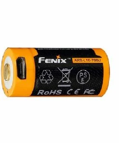 Fenix ARB-L16 700U 16340 Li-Ion Build-In USB Charging Port Rechargeable Battery Fenix Lights