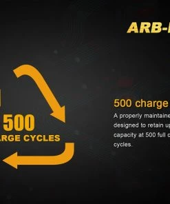 FENIX ARB-L18 3400 18650 LI-ION RECHARGEABLE BATTERY Fenix Lights