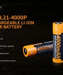 FENIX ARB-L21 4000P HIGH DRAW 21700 LI-ION RECHARGEABLE BATTERY Fenix Lights