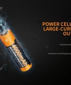 FENIX ARB-L21 4000P HIGH DRAW 21700 LI-ION RECHARGEABLE BATTERY Fenix Lights 10 FENIX ARB-L21 4000P HIGH DRAW 21700 LI-ION RECHARGEABLE BATTERY Fenix Lights