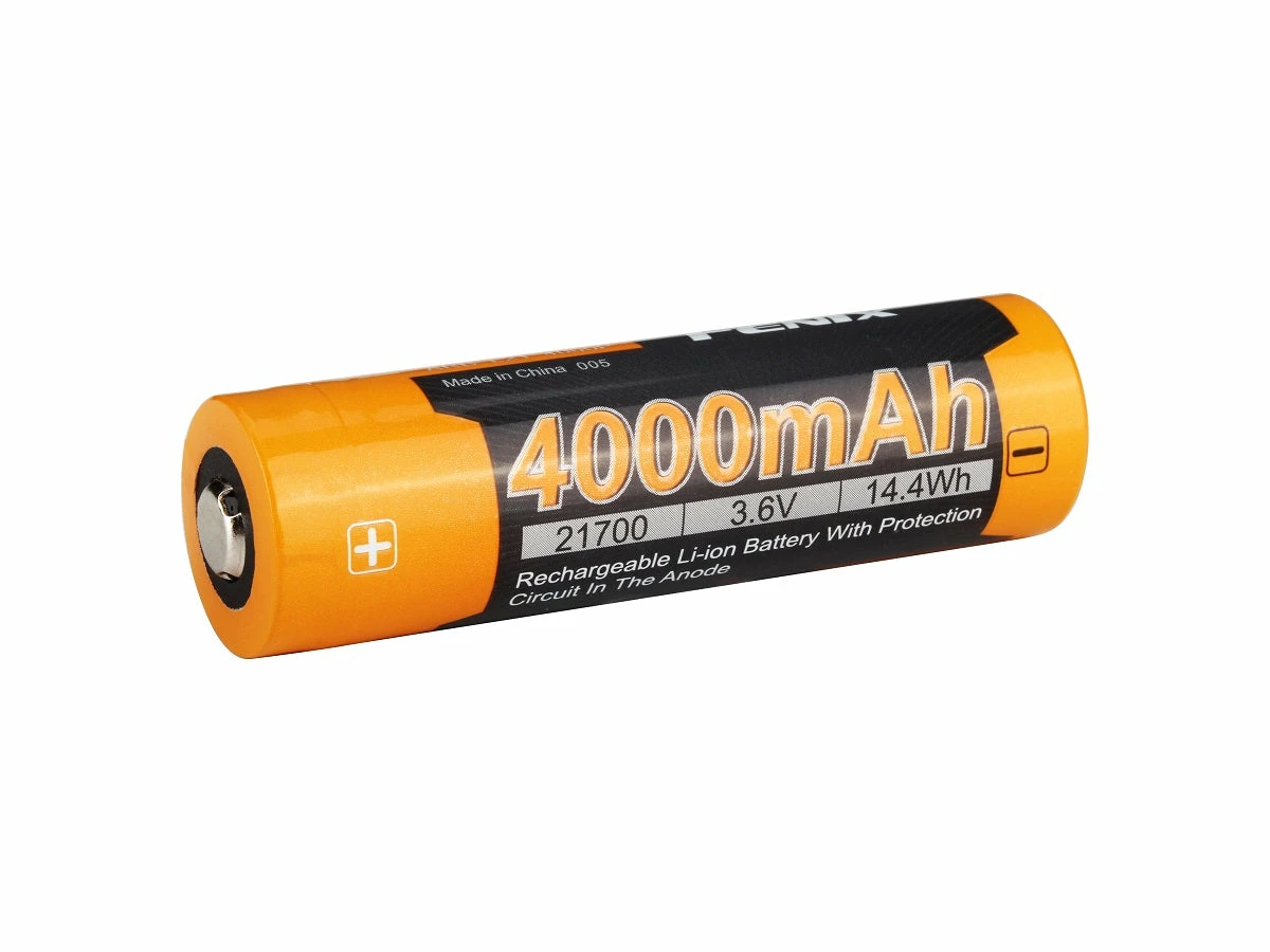 FENIX ARB-L21 4000P HIGH DRAW 21700 LI-ION RECHARGEABLE BATTERY Fenix Lights 1 FENIX ARB-L21 4000P HIGH DRAW 21700 LI-ION RECHARGEABLE BATTERY Fenix Lights