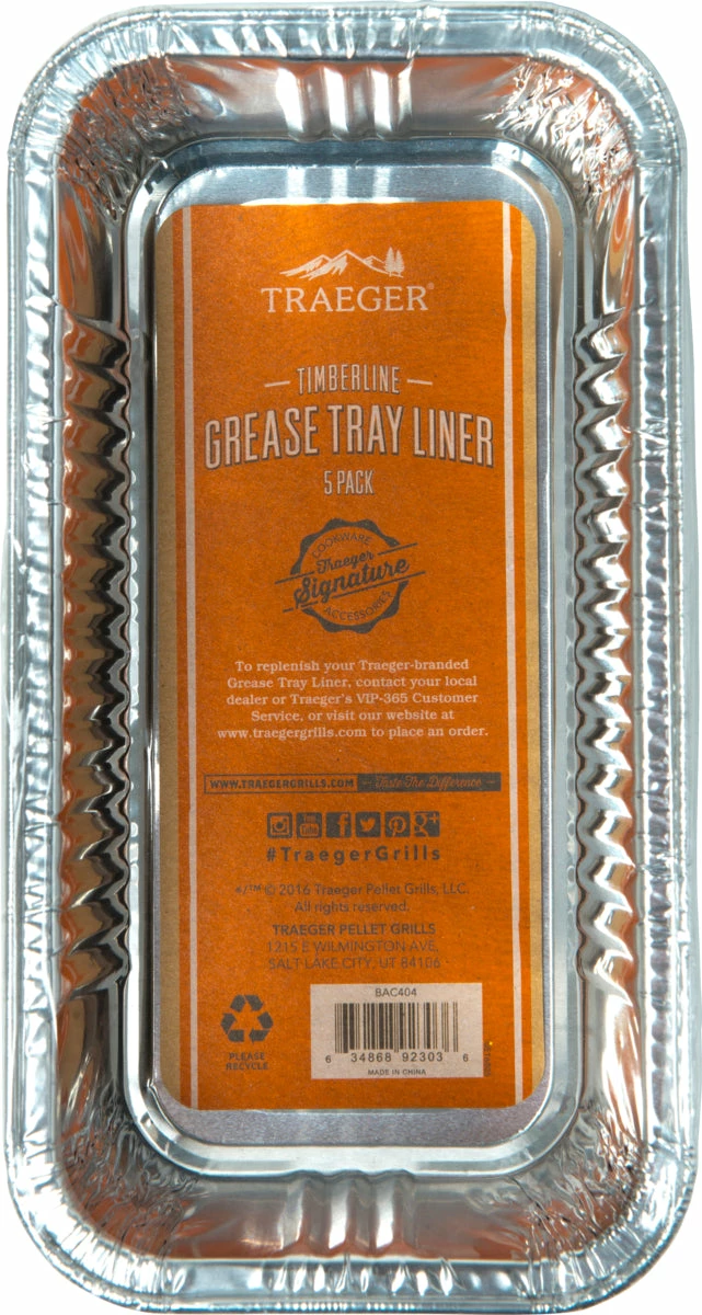 TRAEGER TIMBERLINE 5 PACK GREASE TRAY Traeger Accessories 3 TRAEGER TIMBERLINE 5 PACK GREASE TRAY Traeger Accessories