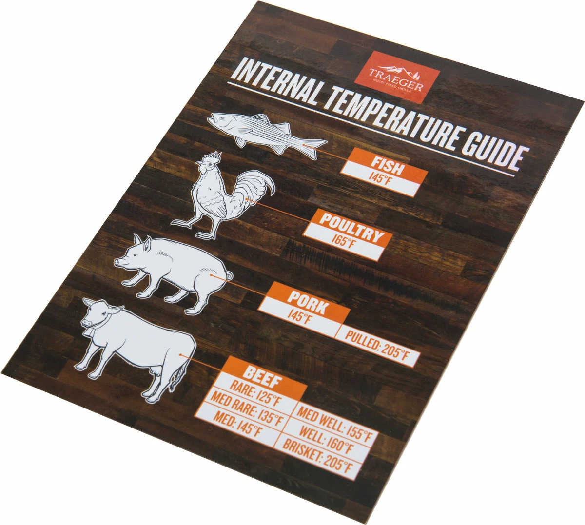 TRAEGER INTERNAL TEMPERATURE GUIDE MAGNET Traeger Accessories 2 TRAEGER INTERNAL TEMPERATURE GUIDE MAGNET Traeger Accessories