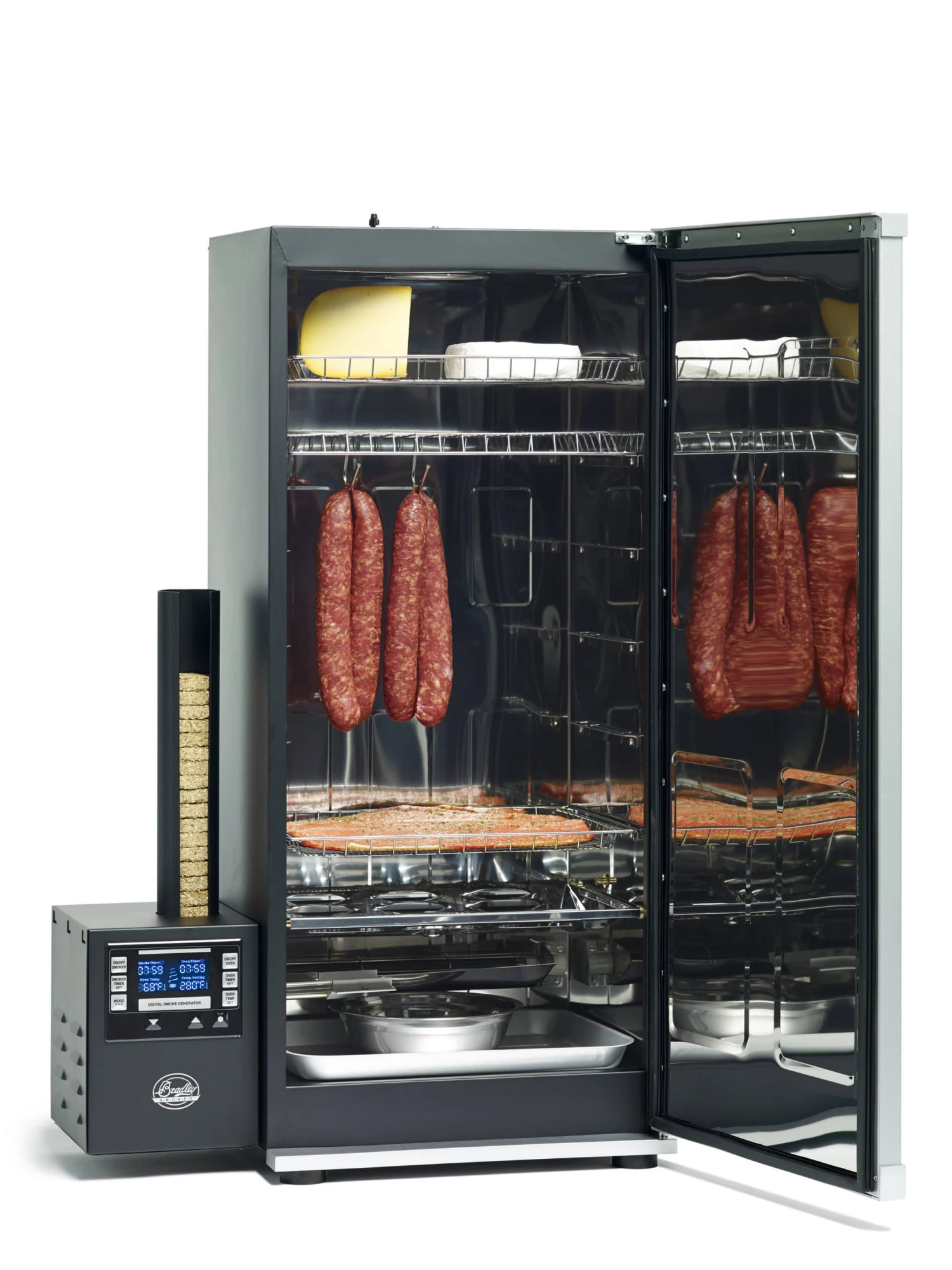 BBQ, Grills & Smokers Bradley Smoker Digital 6 Rack Electric Smoker 41 - Silver 3 BBQ, Grills & Smokers Bradley Smoker Digital 6 Rack Electric Smoker 41 - Silver