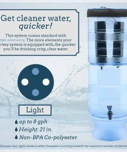 Berkey Light Water Filter (2.75 Gal)