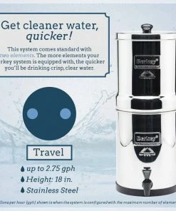 Travel Berkey Water Filter (1.5 Gal)