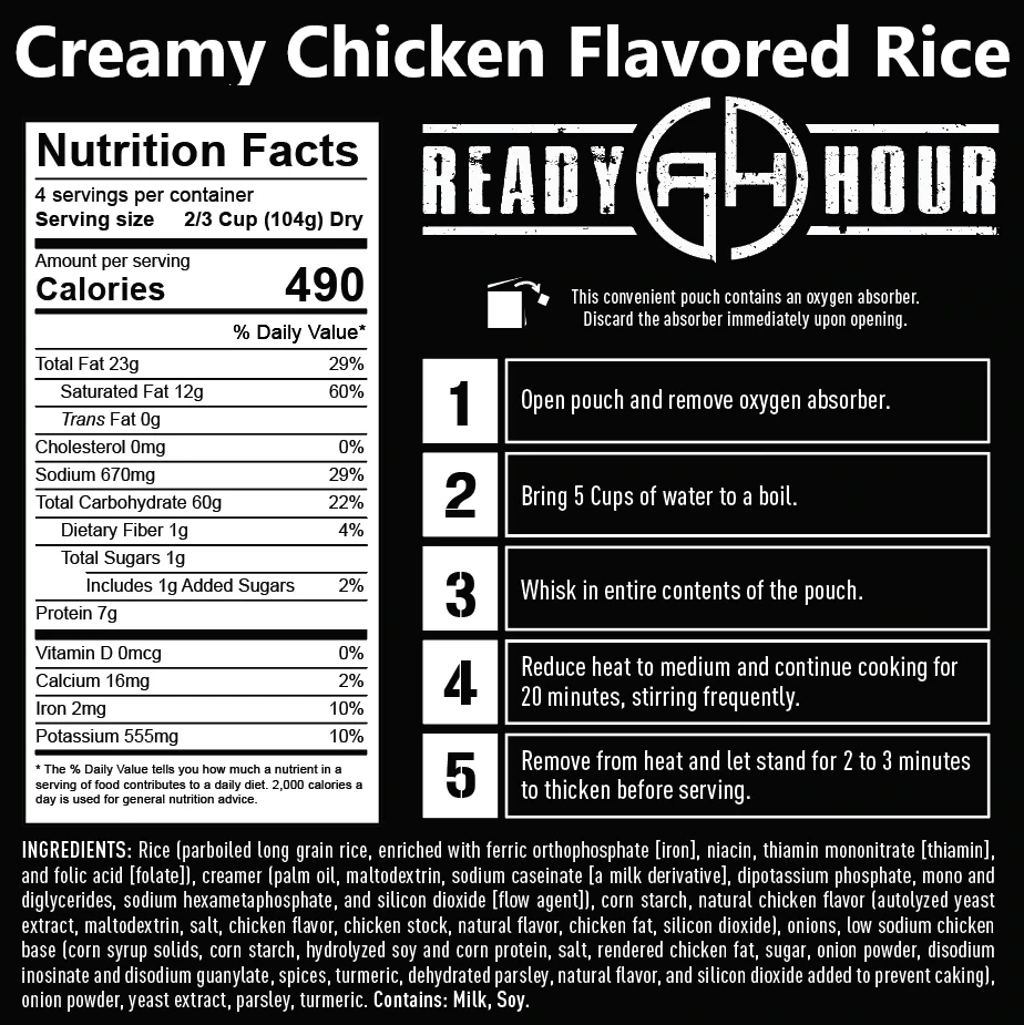 Ready Hour 3 Month Emergency Food Supply Long Term Food Kits 20 Ready Hour 3 Month Emergency Food Supply Long Term Food Kits