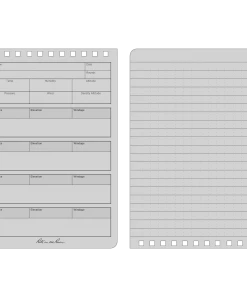 Waterproof Notebooks Rite In The Rain Weatherproof Top Spiral DOPE Logbook, 4 In. X 6 In.