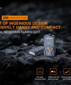FENIX E03R 260 LUMENS KEYCHAIN FLASHLIGHT Flashlights