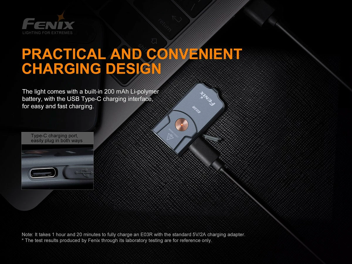 FENIX E03R 260 LUMENS KEYCHAIN FLASHLIGHT Flashlights 6 FENIX E03R 260 LUMENS KEYCHAIN FLASHLIGHT Flashlights