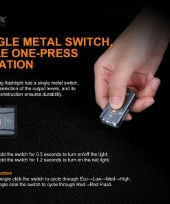 FENIX E03R 260 LUMENS KEYCHAIN FLASHLIGHT Flashlights 19 FENIX E03R 260 LUMENS KEYCHAIN FLASHLIGHT Flashlights