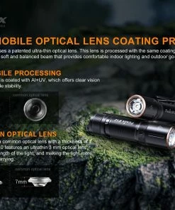 FENIX E12 V2.0 160 LUMENS AA EDC FLASHLIGHT