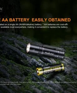 FENIX E12 V2.0 160 LUMENS AA EDC FLASHLIGHT
