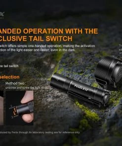 FENIX E12 V2.0 160 LUMENS AA EDC FLASHLIGHT
