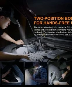 FENIX E12 V2.0 160 LUMENS AA EDC FLASHLIGHT