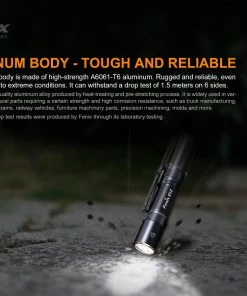 FENIX E12 V2.0 160 LUMENS AA EDC FLASHLIGHT