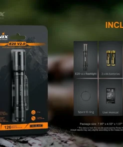 Flashlights FENIX E20 V2.0 350 LUMENS EDC FLASHLIGHT