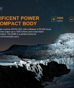 Flashlights FENIX E28R 1500 LUMENS RECHARGEABLE FLASHLIGHT