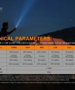 Flashlights FENIX E28R 1500 LUMENS RECHARGEABLE FLASHLIGHT