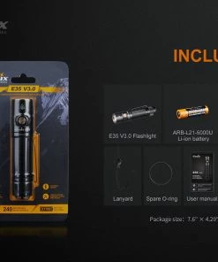 Flashlights FENIX E35 V3.0 3000 LUMENS RECHARGEABLE FLASHLIGHT 30 Flashlights FENIX E35 V3.0 3000 LUMENS RECHARGEABLE FLASHLIGHT
