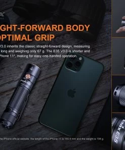 Flashlights FENIX E35 V3.0 3000 LUMENS RECHARGEABLE FLASHLIGHT 20 Flashlights FENIX E35 V3.0 3000 LUMENS RECHARGEABLE FLASHLIGHT