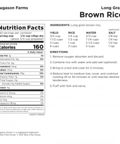 Food & Food Storage Augason Farms Long Grain Brown Rice
